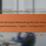 Mobile Business Networking Security Features: Firewall Solutions + Types + Configuration Tips
