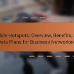 Mobile Hotspots: Overview, Benefits, and Data Plans for Business Networking