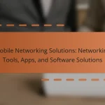 Mobile Networking Solutions: Networking Tools, Apps, and Software Solutions